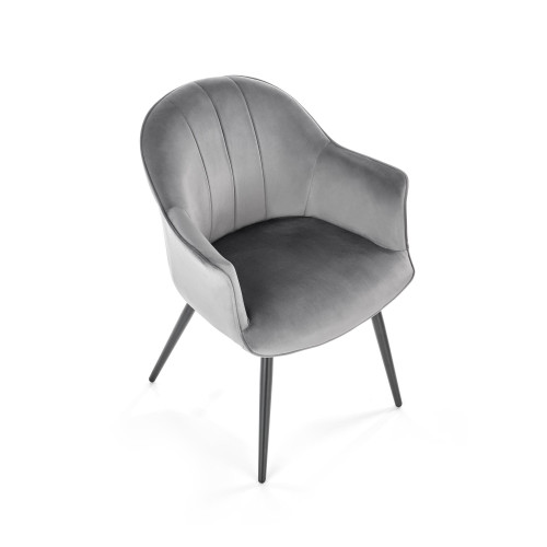K468 chair grey DIOMMI V-CH-K/468-KR-POPIEL