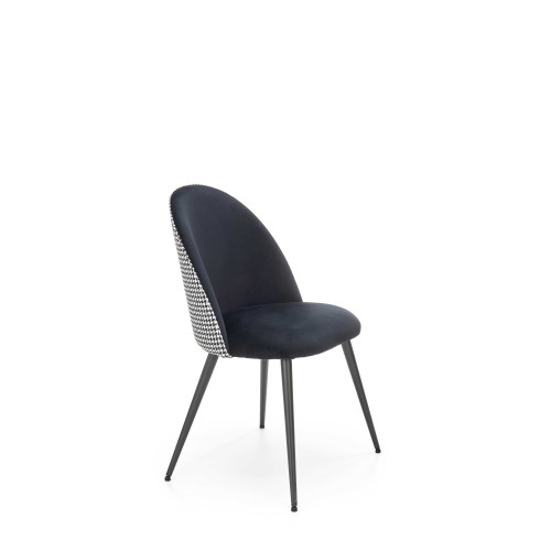 K478 chair, color: black - white DIOMMI V-CH-K/478-KR