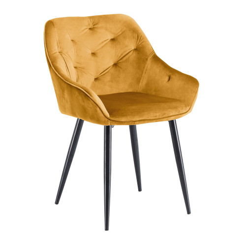 K487 chair mustard DIOMMI V-CH-K/487-KR-MUSZTARDOWY