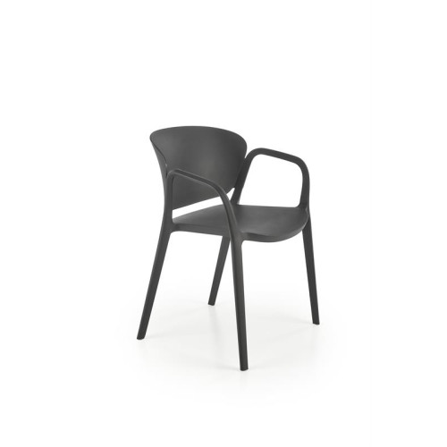 K491 plastic chair black DIOMMI V-CH-K/491-KR-CZARNY