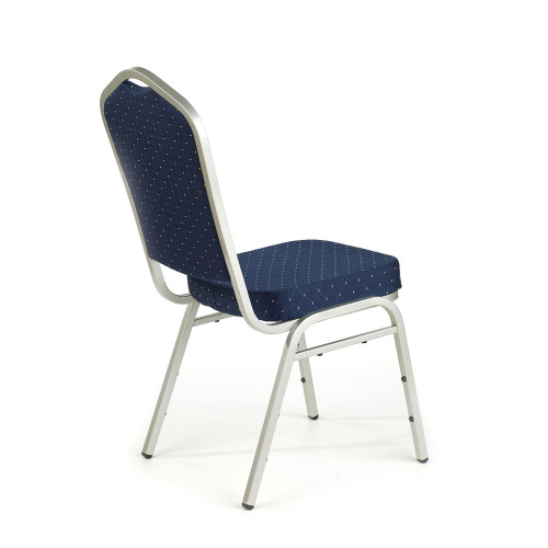 K66 S chair color: blue, silver frame DIOMMI V-CH-K/66S-KR-NIEBIESKI