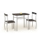 LANCE table + 2 chairs color: wenge DIOMMI V-CH-LANCE-ZESTAW-WENGE