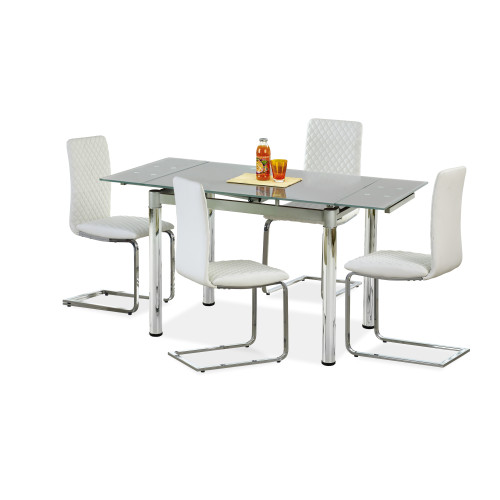 LOGAN 2 table color: grey DIOMMI V-CH-LOGAN_2-ST-POPIEL