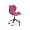 MATRIX children chair, color: black / pink DIOMMI V-CH-MATRIX-FOT-RÓŻOWY