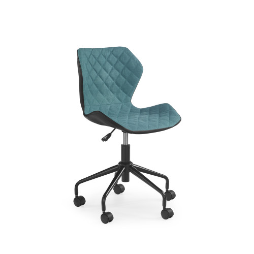 MATRIX children chair, color: black / turquoise DIOMMI V-CH-MATRIX-FOT-TURKUSOWY