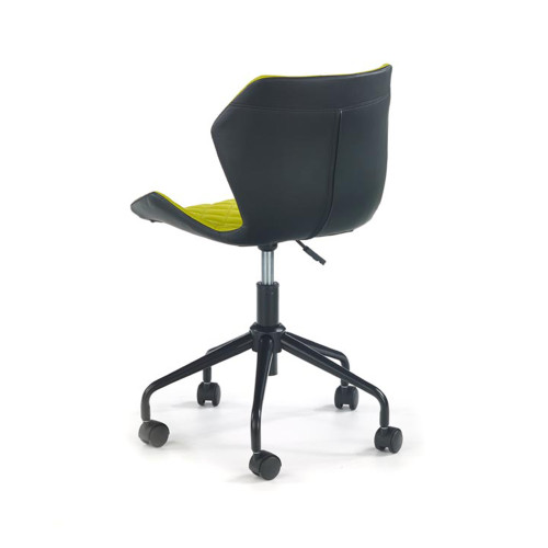 MATRIX children chair, color: black / green DIOMMI V-CH-MATRIX-FOT-ZIELONY