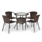 MIDAS table color: dark brown DIOMMI V-CH-MIDAS-ST