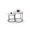 OREO set of two c. tables - white marble / black DIOMMI V-CH-OREO-LAW-BIAŁY_MARMUR