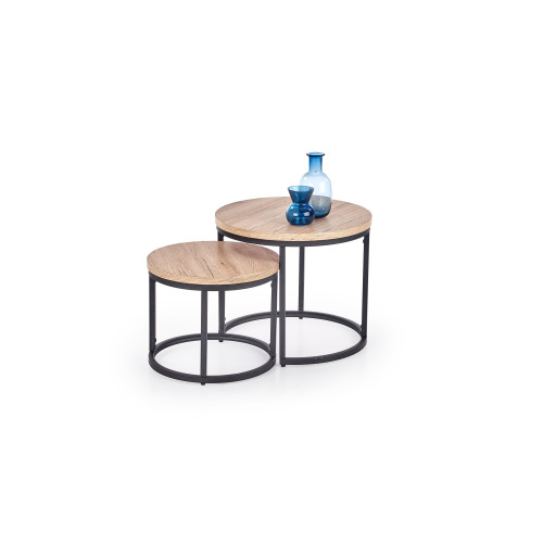 OREO set of two c. tables DIOMMI V-CH-OREO-LAW-DĄB_SAN_REMO