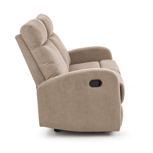 OSLO 2S sofa with recliner fucntion color: beige DIOMMI V-CH-OSLO_2S-SOFA-BEŻOWY