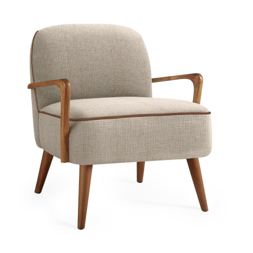 PASTORE leisure armchair  light beige / light walnut DIOMMI V-CH-PASTORE-FOT