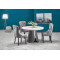 REMIGIO table white marble, leg grey DIOMMI V-CH-REMIGIO-ST