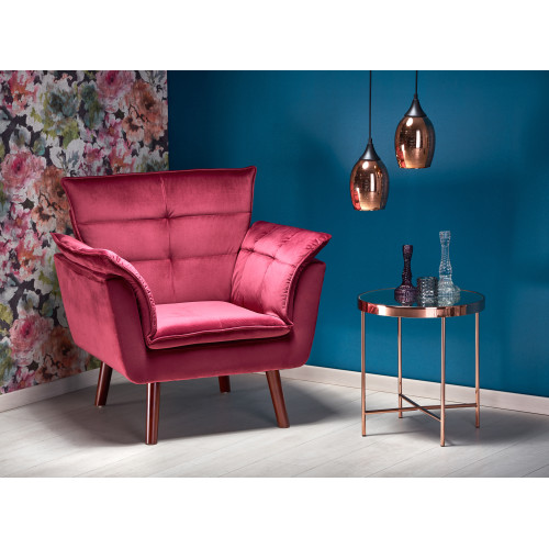 REZZO leisure chair, color: maroon DIOMMI V-CH-REZZO-FOT-BORDOWY