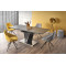 SALVADOR extension table, color: top - dark grey, legs - dark grey DIOMMI V-CH-SALVADOR-ST