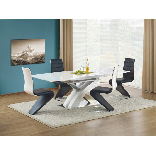 SANDOR extension table color: white DIOMMI V-CH-SANDOR-ST-LAK-BIAŁY