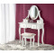 SARA dresser console with stool, white matt DIOMMI V-CH-SARA-KONSOLKA