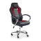 SCROLL executive o.chair, color: black / red / grey DIOMMI V-CH-SCROLL-FOT-CZERWONY