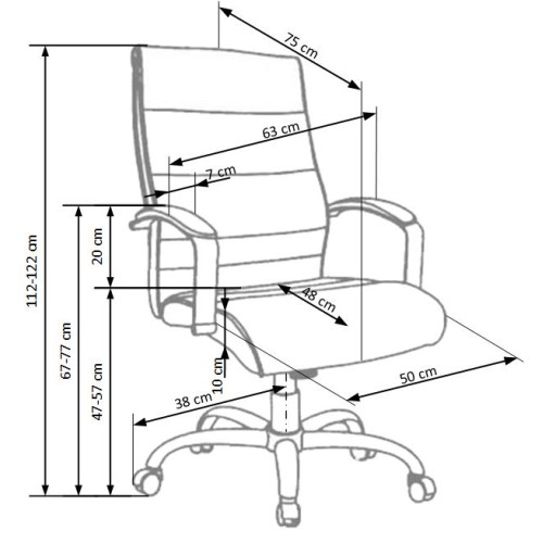 TEKSAS chair color: black DIOMMI V-CH-TEKSAS-FOT-CZARNY TEKSAS chair color: black DIOMMI V-CH-TEKSAS-FOT-CZARNY