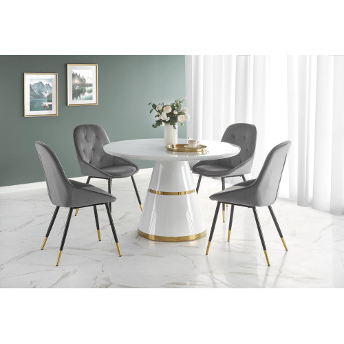 VEGAS color: top - white, leg - white / gold DIOMMI V-CH-VEGAS-ST