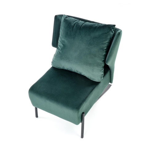 VICTUS leisure armchair dark green/ black DIOMMI V-CH-VICTUS-FOT-C.ZIELONY