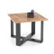 CROSS c. table, color: wotan oak/black DIOMMI V-PL-CROSS-LAW-WOTAN/CZARNY