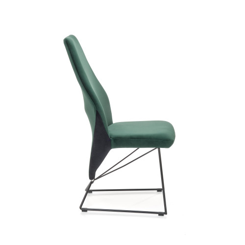 K485 chair dark green DIOMMI V-PL-K/485-KR-C.ZIELONY