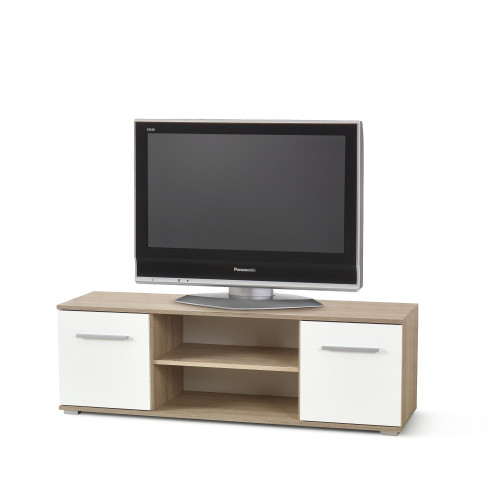 LIMA RTV1, color: sonoma oak / white DIOMMI V-PL-LIMA-RTV1-BIAŁY/SONOMA