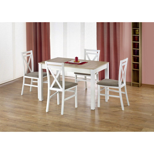 MAURYCY table color: sonoma oak / white DIOMMI V-PL-MAURYCY-ST-SONOMA/BIAŁY