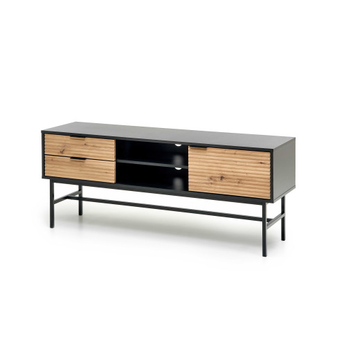 MURANO RTV-1 TV-stand, color: artisan oak/black DIOMMI V-PL-MURANO-RTV-1