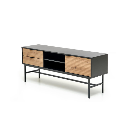 MURANO RTV-1 TV-stand, color: artisan oak/black DIOMMI V-PL-MURANO-RTV-1