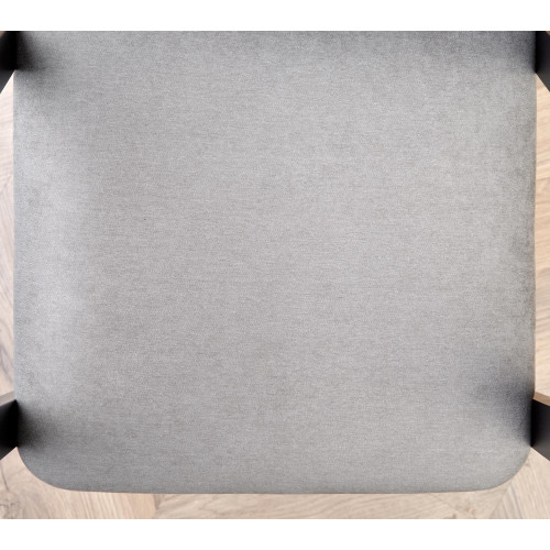 AZUL chair, color: velvet - grey DIOMMI V-PL-N-AZUL-CZARNY-POPIEL