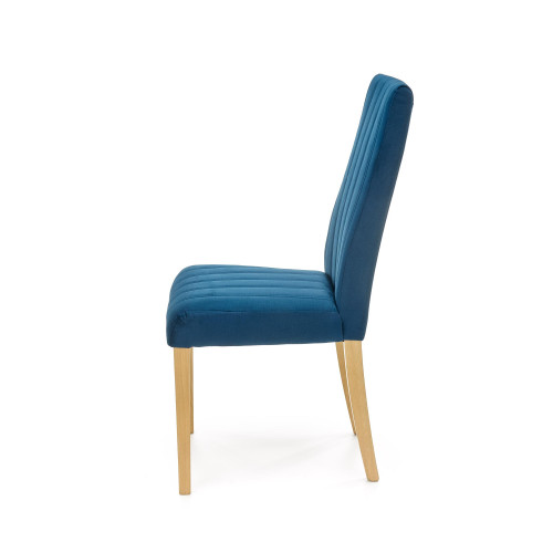 DIEGO 3 chair, color: quilted velvet Stripes - MONOLITH 77 DIOMMI V-PL-N-DIEGO_3-D.MIODOWY-MONOLITH77