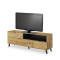 NEST RTV-1 TV-stand color: lefkas oak / black DIOMMI V-PL-NEST-RTV-1