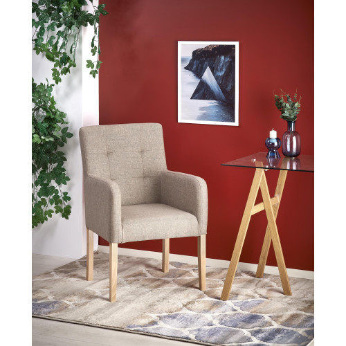 FILO chair color: honey oak / Inari 23 DIOMMI V-PL-N-FILO-D.MIODOWY-INARI23