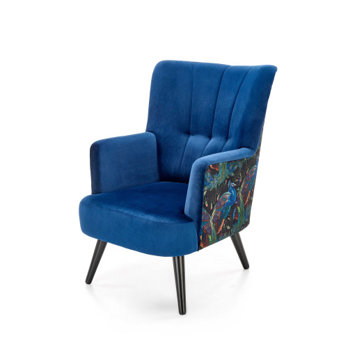 PAGONI chair color: dark blue / black DIOMMI V-PL-PAGONI-FOT-GRANATOWY