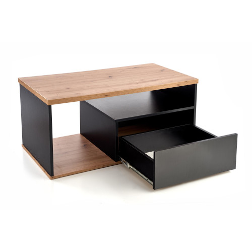 PANTERA c. table, color: wotan oak/black DIOMMI V-PL-PANTERA-WOTAN/CZARNY