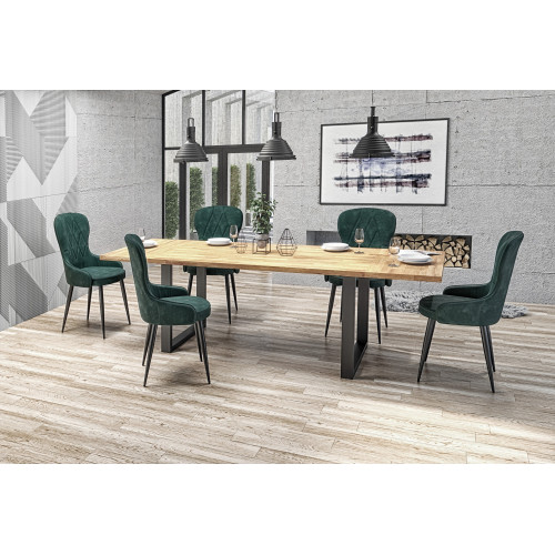 RADUS 160 table solid wood DIOMMI V-PL-RADUS_160-ST-DREWNO_LITE
