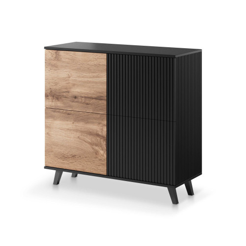 RANDOM KM-2 chest, color: wotan oak/black DIOMMI V-PL-RANDOM-KM-2