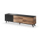 RANDOM RTV-2 TV-stand, color: wotan oak/black DIOMMI V-PL-RANDOM-RTV-2