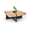 SEVILLA, c.table, craft oak / black DIOMMI V-PL-SEVILLA-LAW