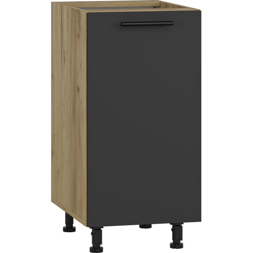 VENTO D-40/82 lower cabinet, color: craft oak/antracite DIOMMI V-UA-VENTO-D-40/82-ANTRACYT