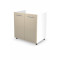 VENTO DK-80/82 sink cabinet, color: white / beige DIOMMI V-UA-VENTO-DK-80/82-BEŻOWY