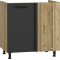 VENTO DK-80/82 corner sink cabinet, color: craft oak/antracite DIOMMI V-UA-VENTO-DKN-100/82-ANTRACYT