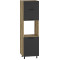 VENTO DP-60/214 high cargo cabinet, color: craft oak/antracite DIOMMI V-UA-VENTO-DP-60/214-ANTRACYT