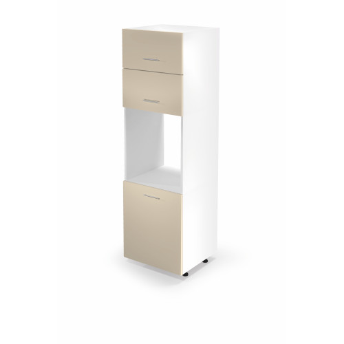 VENTO DP-60/214 high cargo cabinet, color: white / beige DIOMMI V-UA-VENTO-DP-60/214-BEŻOWY