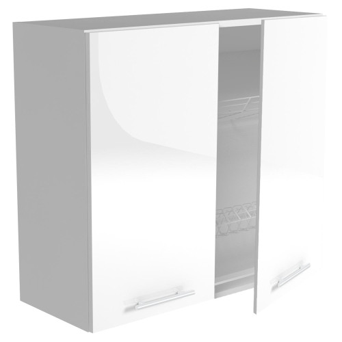 VENTO GC-80/72 top cabinet with drainer, color: white DIOMMI V-UA-VENTO-GC-80/72-BIAŁY