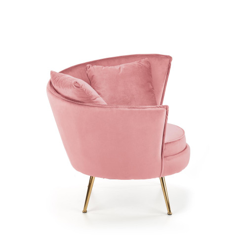 ALMOND leisure chair color: pink