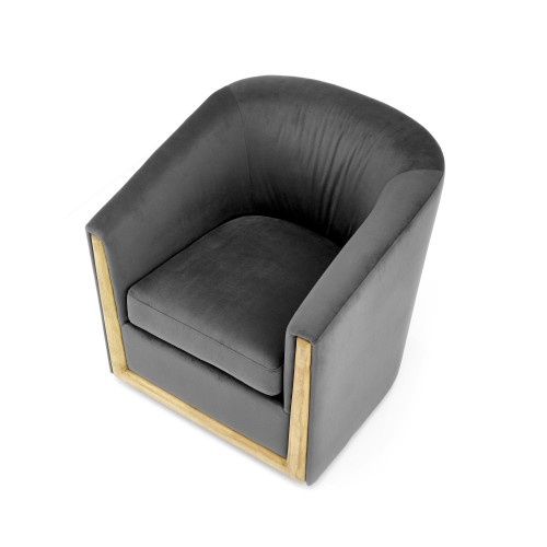 ENRICO leisure chair, grey
