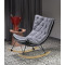 INDIGO chair color: dark grey/black