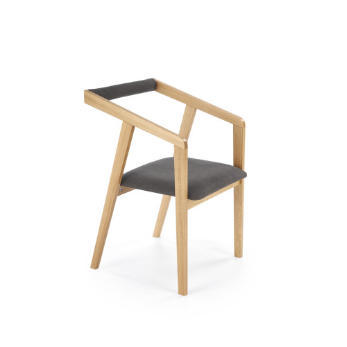 AZUL 2 chair, natural oak / grey